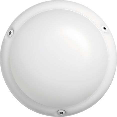 hublot à led - bang rond - 13w - 4000k - 1500 lm - ip55 - blanc - securlite 15610400