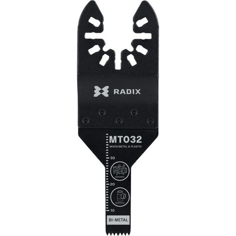 Lame multitool - Radix - Bi-métal - 40 x 10 mm - 18 dents (1,4 mm) fraisées