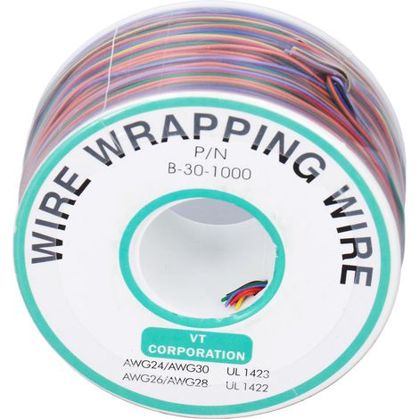 Câble de test à isolation colorée 8 fils 30AWG cuivre étamé 280m pour ordinateurs portables (1/5)