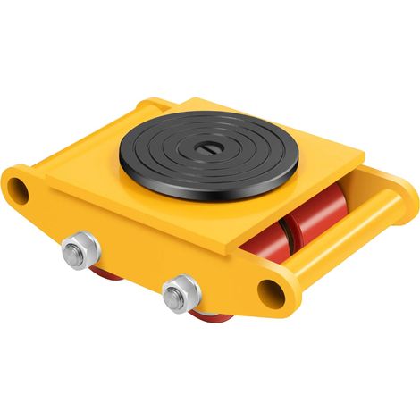 Chariot de déménagement de machines, rotation à 360 degrés, capacité de charge maximale de 13228 lbs, diamètre de roue de 2,75 pouces, construction en acier de haute qualité, dimensions compactes de 1 (1/5)