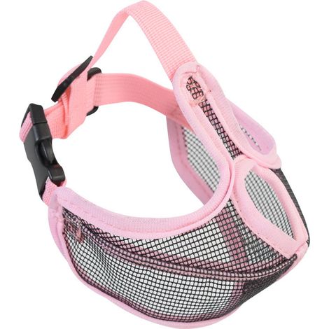 JANMIR-Muselière anti-morsure pour chien, masque de protection buccale spécial pour bouledogue, taille L. (1/2)