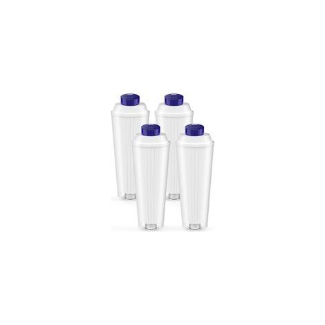 4 Pcs DLSC002 Filtres pour Delonghi Magnifica s,Dinamica,ECAM,ESAM,ETAM,Primadonna,BCO,EC Serie Machine à café, Cartouches de Filtre à eau pour Delonghi, pour Adoucir l'eau et Réduire le Calcaire (1/5)