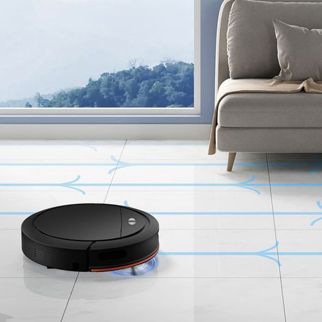 Aspirobot Intelligenter Saugroboter V4000 Ultra Slim Schwarz (1/5)