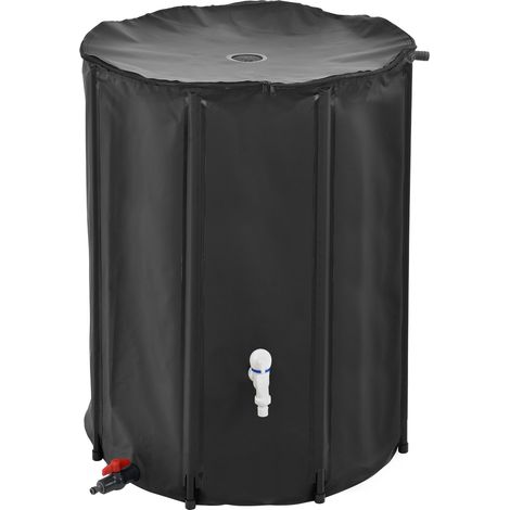 Depósito de agua de 500 litros 80 x 98 cm negro 030010517 (1/5)