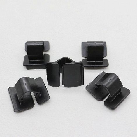 Lot de 25 clips de fixation pour isolant de capot Fiat Jeep 0046804433, 68073364AA (1/5)