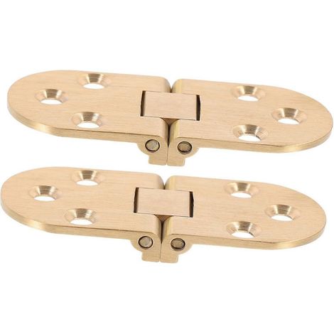 TEHAUX Lot de 2 charnières pliantes en laiton pour porte de placard de salle à manger (1/5)