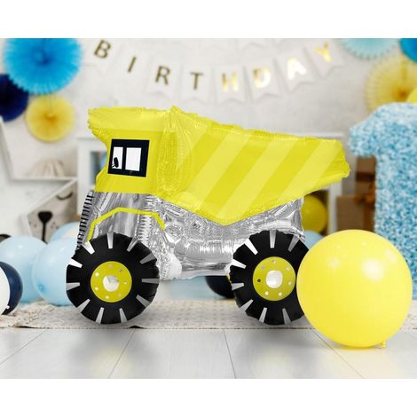 Ballon 3D en aluminium en forme de dumper 63x35x44 cm (1/2)