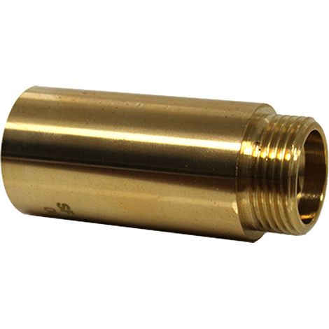Sferaco – Raccord laiton mâle-femelle 3/4' – Longueur 58mm – Filetage plomberie pour installations professionnelles – Tube d'attente robuste (1/5)