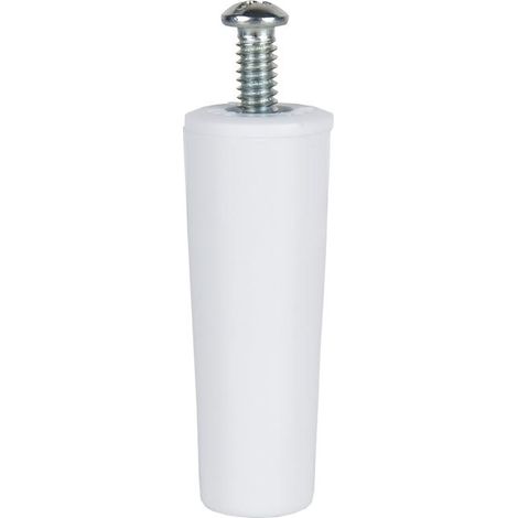 Pack 20 unidades tope persiana 60 mm blanco con tornillo M-6