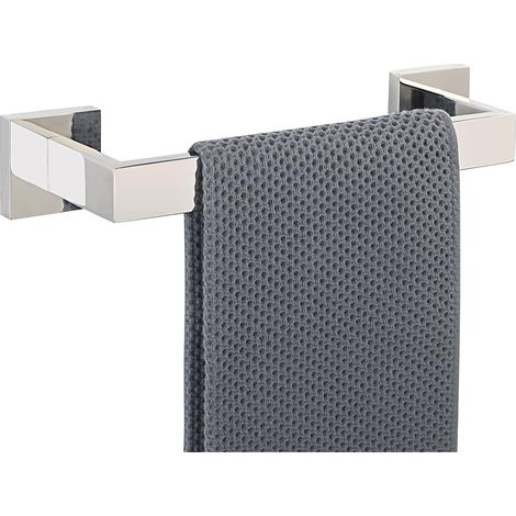 Robuste Porte Serviette Mural Salle de Bain, Support Porte-Serviettes en SUS304 Acier Inoxydable, 30CM Finition Chrome Poli, EGYT030-C (1/5)