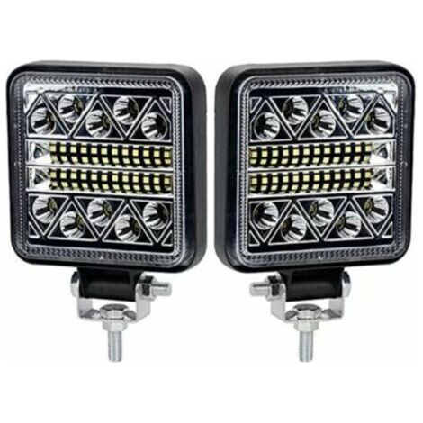Phare de Travail LED 102W BR-Vie 10200LM - Kit de 2 Projecteurs pour Véhicule 12-24V en Aluminium IP67 (1/4)