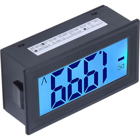 Voltmètre numérique CC YB5135DB, affichage LCD, alimentation CA 100-240 V, sortie CC 0-2 V (1/5)