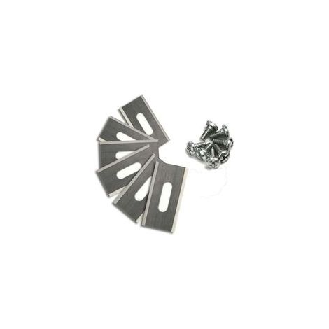 Paquete de 30 cuchillas para cortacésped Husqvarna con doble filo de acero inoxidable, 36,5 x 18,5 x 0,65 mm (1/4)