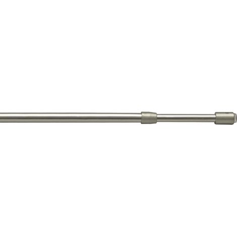 astina per tendine tonda colore nichel regolabile estensibile da 30 a 50 cm
