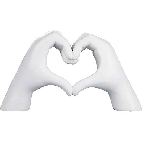 1 sculpture mains en forme de cœur, décoration intérieure moderne pour étagères, salons et mariages bohèmes (1/5)