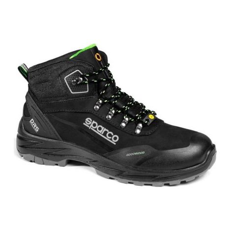 Sparco scarpa Goodwood River antinfortunistica N.38 stivaletto idrorepellente con collo in nylon suola antistatica e antiscivolo nero Nero 38 (1/3)