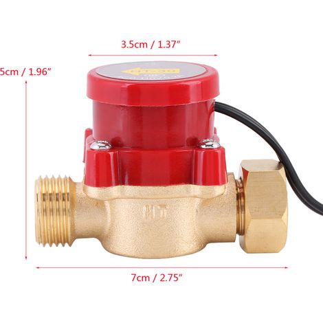 1 capteur de débit d'eau pour pompe laser, filetage G1/2 (1/4)