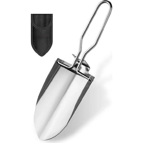 Mini pelle avec étui Sac de rangement Longueur 14,5 cm (pliée) 23 cm (dépliée) Largeur 6 cm (1/5)