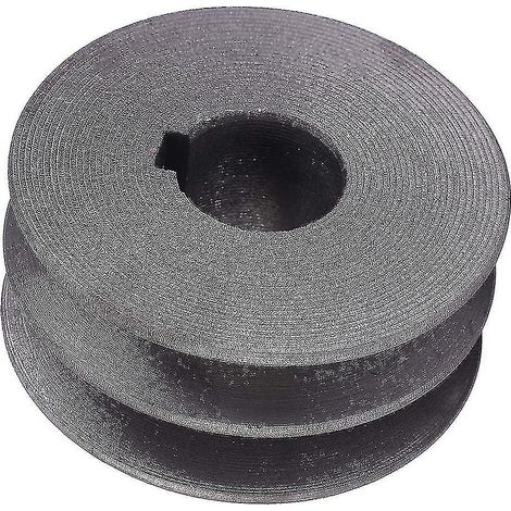 1 pièce Diamètre 72 mm Trou 24 mm Pièces de machine à découper l'acier Poulie en fonte Poulie à courroie Moteur de roue (1/4)
