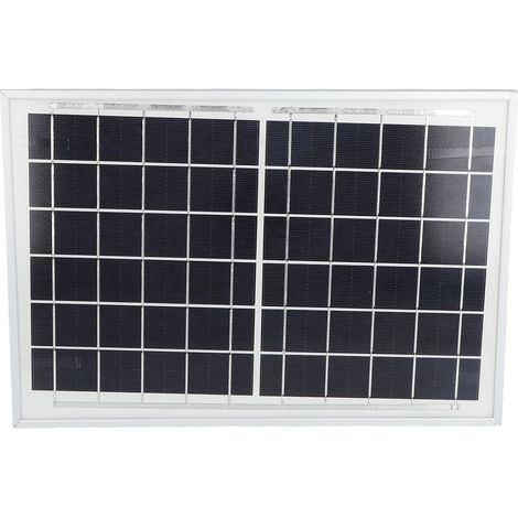 FTVOGUE Chargeur de Panneau Solaire, Matériau en Polysilicium, Puissance 6 V 10 W pour Petits Camps de Séchage (1/5)