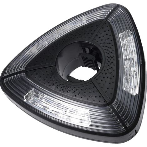 Éclairage pour parasol avec 15 LED à piles, idéal pour le jardin, les barbecues, les fêtes et le camping. Pince réglable automatiquement (3,8 - 4,8 cm). (1/5)