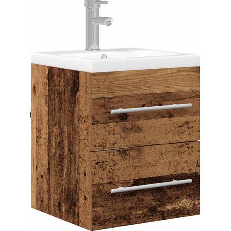 Gabinete de Lavabo para Baño Madera Vieja 41 x 38,5 x 48 cm vidaXL