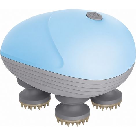 Appareil de massage électrique pour la tête, étanche IPX7, 4 têtes de massage, kit de massage pour chat favorisant la pousse des cheveux (1/5)
