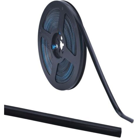 BUNTHAUS 6mx8mm Bande de Calfeutrage Autocollante Noire pour Coin de Salle de Bain Carrelage en Céramique Bande de Calfeutrage Bandes de Garniture Ruban D'Étanchéité Décoratif pour Poêle Évier (1/5)