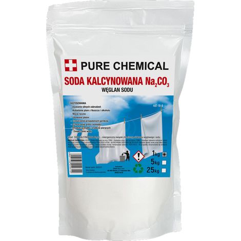 Carbonato sódico - 1 kg - Limpieza potente - Ecológico y eficaz