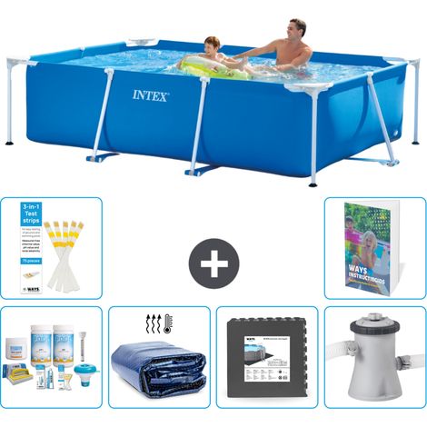 Rechteckiger Frame Pool - 260x160x65 cm - 7-teilig S59