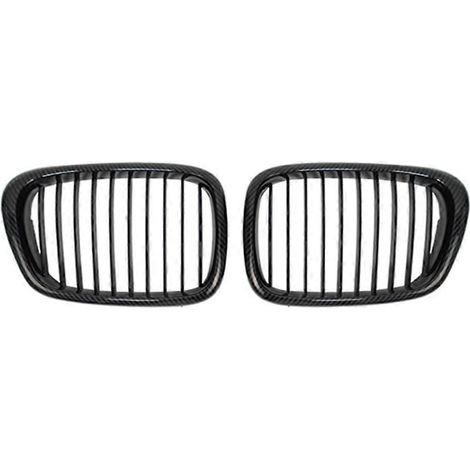 Parrilla delantera estilo fibra de carbono para BMW 525i 528i 530i 540i M5 E39 1999-2003. Accesorios para automóvil. (1/5)
