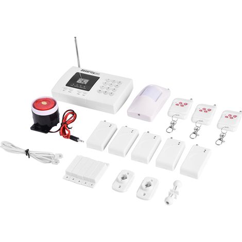 Lot 99 Zone Wireless PIR Détecteur Alarme Maison Anti-Intrusion Appel Auto 100-240V Prise EU (1/5)