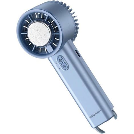 Ventilateur Portable - Refroidissement Semi-Conducteur - 3 Vitesses - Batterie 300-500 mAh - 5 à 6 Heures Autonomie - 350 g (1/5)