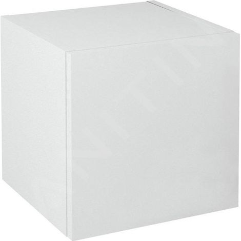 Meuble de rangement ESPACE 35x35x32cm, 1x porte, gauche/droite/blanc mat (1/2)