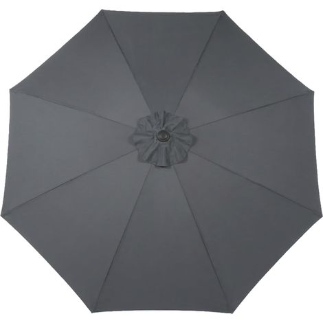 Toile de remplacement parasol marché 9 pieds – 8 baleines – Résistante – Pour terrasse, patio (1/5)