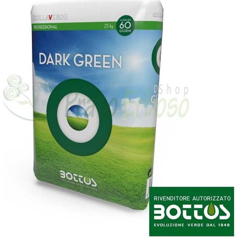 Vert foncé 11-0-0 + 3 MgO + 4.5 Fe - Engrais pour la pelouse de 25 Kg