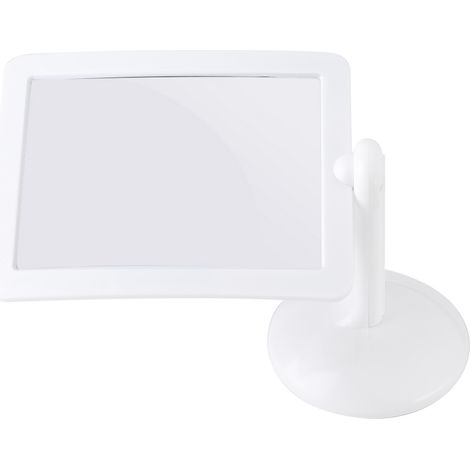 Loupe de Lecture LED 3X Mains Libres Rotative à 360° Grand Écran Rectangulaire Lumineuse pour Lecture Travaux Précis ABS (1/5)