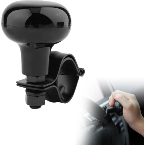 Pomello del volante applicabile per auto, pomello girevole per volante, pomello del volante grande, sfera girevole per volante per auto, sfera per volante per auto, trattori, tosaerba, barche
