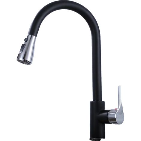 Rubinetto da cucina con doccetta estraibile, design contemporaneo, cf04043KC (1/2)