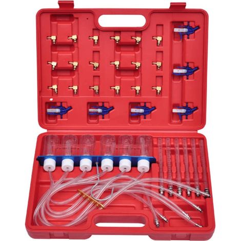 Débimètre pour injecteur commun diesel avec jeu d'adaptateurs (1/5)