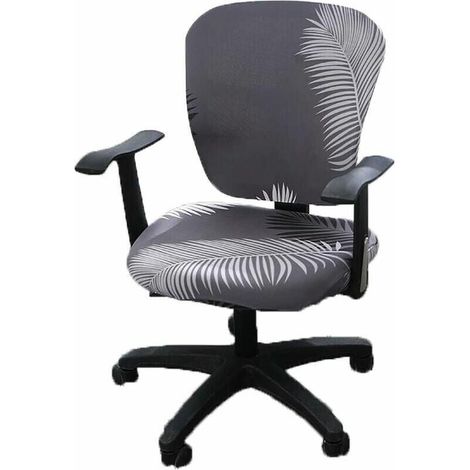 chaise de Bureau Ordinateur Covers, Split Stretchable siège Housse Lavable et Amovible Rotating Chaise Housse de Protection (1/5)