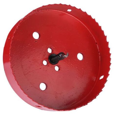 Scie cloche 150 mm, ensemble de fraises bimétalliques M42 avec mandrin hexagonal et forets à métaux de centrage Kit de scie cloche pour bois, métal, plaque de plâtre, fer, tôle, tuyau, plastiq (1/5)