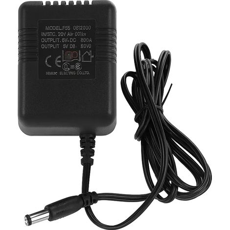 Caricabatterie 6V 1000mA Spina Rotonda Compatibile con Giochi Elettrici (1/2)