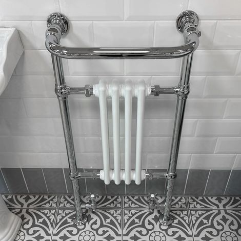Bathroom Radiator Heated Towel Rail Traditional Victorian Style Inc FREE Valves (1/4)