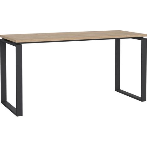 Tvilum, Scrivania Dritta Sign, 150x60x76 cm, Jackson Hickory e Grigio Opaco