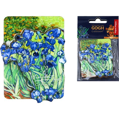 Carmani, imán - VAN gogh/Lirios (1/4)