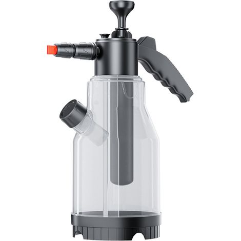 Bouteille Pulvérisateur à Mousse - 2 L - Résistante aux Produits Chimiques - Pompe à Pression Continue avec 2 Buses - Pour Entretien Maison Jardin Voiture (1/5)