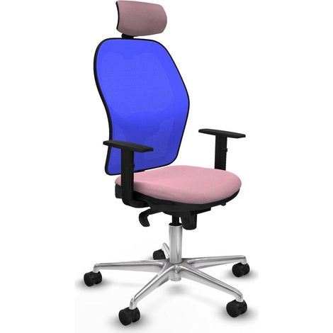 Piqueras y Crespo Jorquera Silla de oficina rosa cómoda (1/3)