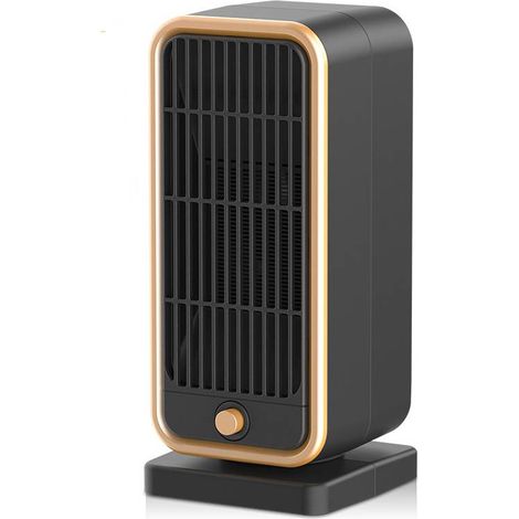 Energieeffiziente Zusatzheizung – 900 W PTC-Keramikheizung, geräuscharm, 3 Leistungsstufen, Überhitzungs- und Kippschutz, elektrische Heizung für Schlafzimmer/Wohnzimmer/Büro (1/5)