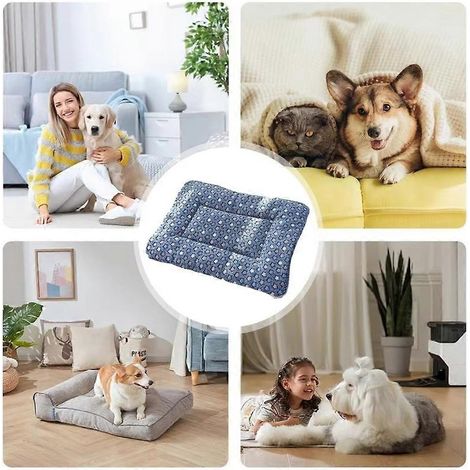 Tapis chaud pour chat, tapis pour chien, tapis pour cage, tapis de couchage antidérapant multifonctionnel pour chatons et chiots (1/4)